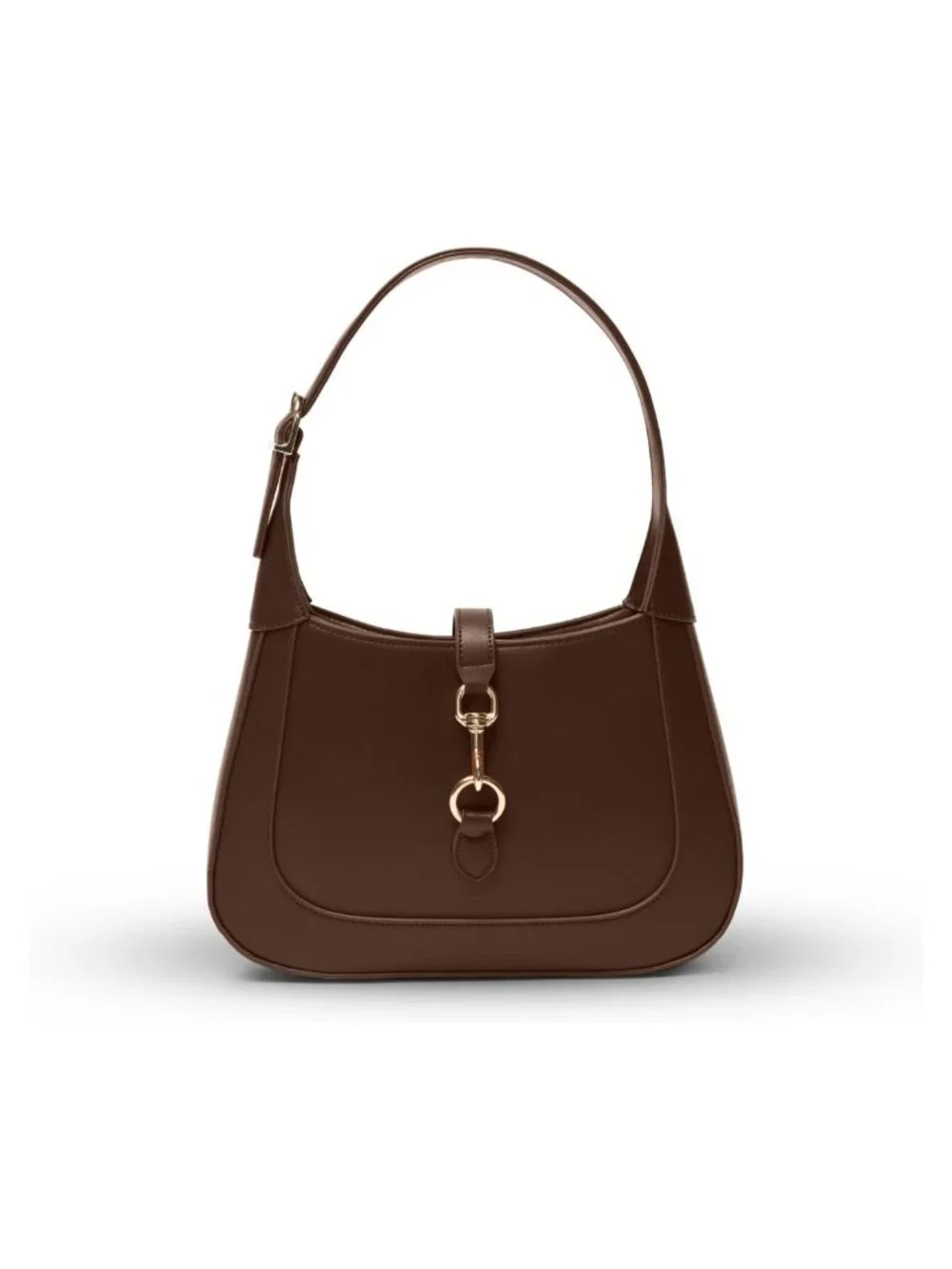 Small Trendy Hobo Shoulder Bag Faux Leather Adjustable Crossbody Purse